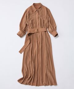 SEASON STYLE LAB / シーズンスタイルラボ ロング・マキシ丈ワンピース | ピンタックシャツドレス