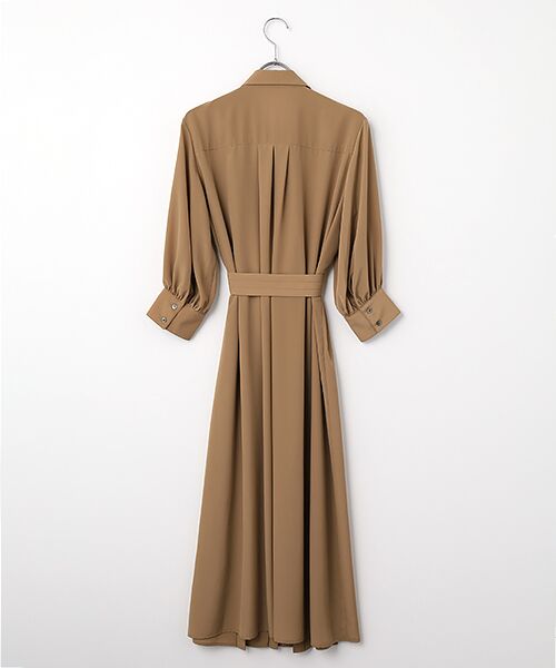 SEASON STYLE LAB / シーズンスタイルラボ ロング・マキシ丈ワンピース | ピンタックシャツドレス | 詳細4