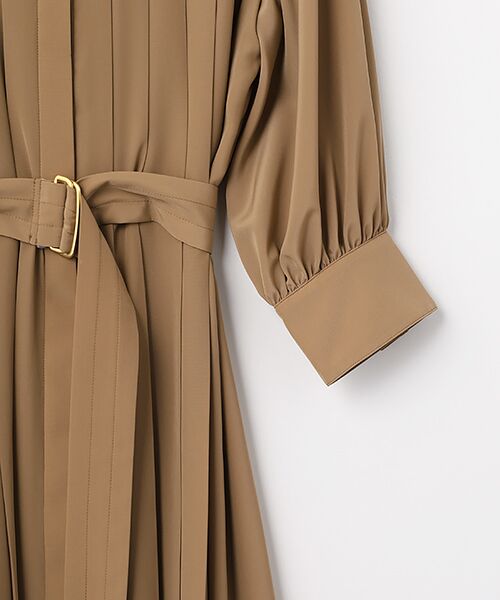 SEASON STYLE LAB / シーズンスタイルラボ ロング・マキシ丈ワンピース | ピンタックシャツドレス | 詳細6