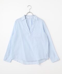 SEASON STYLE LAB / シーズンスタイルラボ シャツ・ブラウス | コットンシルクスキッパーシャツ