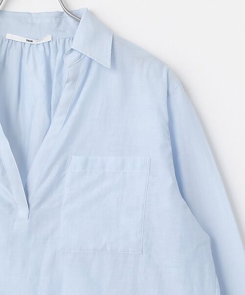 SEASON STYLE LAB / シーズンスタイルラボ シャツ・ブラウス | コットンシルクスキッパーシャツ | 詳細3