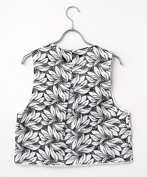 SEASON STYLE LAB / シーズンスタイルラボ ベスト | フラワーレースベスト | 詳細1