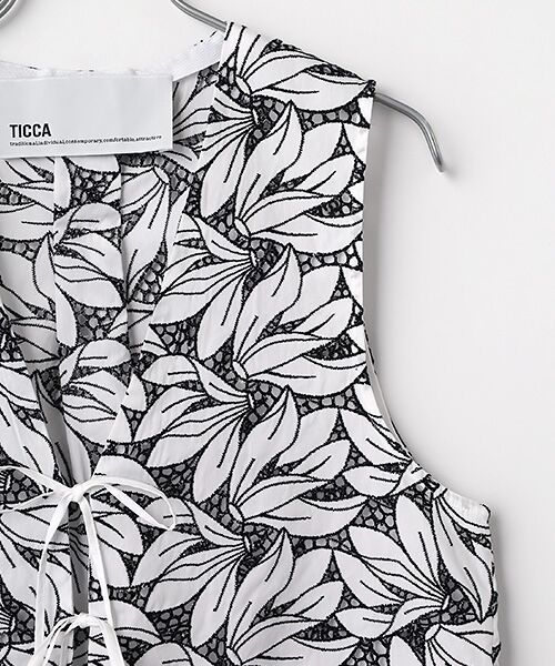 SEASON STYLE LAB / シーズンスタイルラボ ベスト | フラワーレースベスト | 詳細2