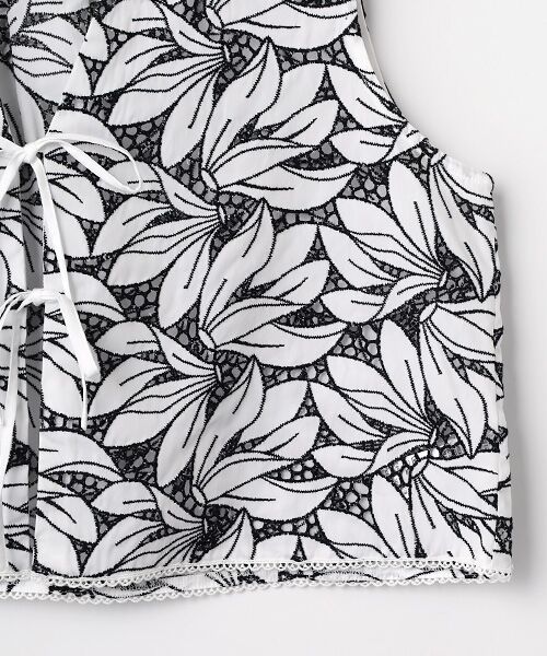 SEASON STYLE LAB / シーズンスタイルラボ ベスト | フラワーレースベスト | 詳細3