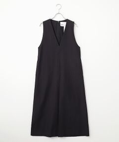 SEASON STYLE LAB / シーズンスタイルラボ ロング・マキシ丈ワンピース | コットンシルクラミーノースリーブワンピース