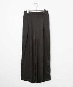 SEASON STYLE LAB / シーズンスタイルラボ スラックス・ドレスパンツ | キュプラタックワイドパンツ