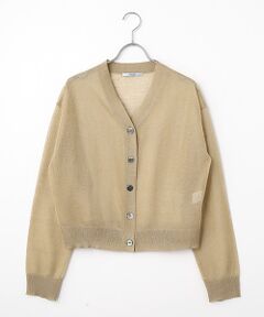 SEASON STYLE LAB / シーズンスタイルラボ カーディガン・ボレロ | シアーラメVネックニットカーディガン