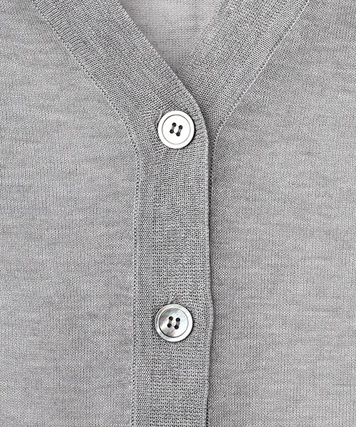 SEASON STYLE LAB / シーズンスタイルラボ カーディガン・ボレロ | シアーラメVネックニットカーディガン | 詳細5