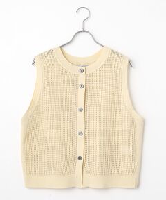 SEASON STYLE LAB / シーズンスタイルラボ ベスト | ２WAYニットプルオーバー