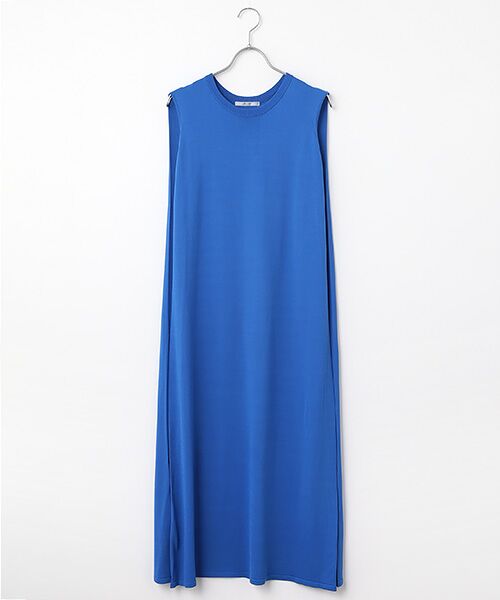 SEASON STYLE LAB / シーズンスタイルラボ ロング・マキシ丈ワンピース | ニットワンピース（ブルー）