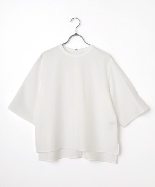 SEASON STYLE LAB / シーズンスタイルラボ シャツ・ブラウス | ドライタッチツイルブラウス（オフ）