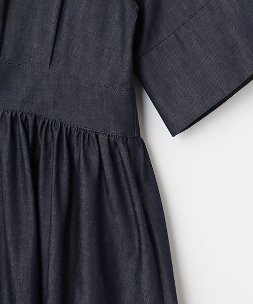 SEASON STYLE LAB / シーズンスタイルラボ ロング・マキシ丈ワンピース | ライトデニムワンピース | 詳細4