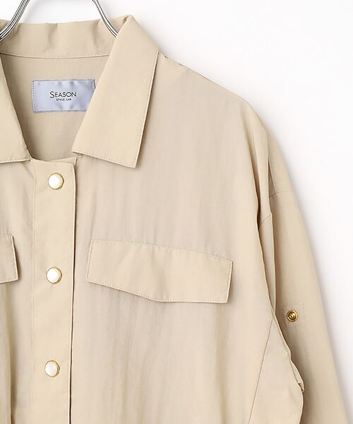 SEASON STYLE LAB / シーズンスタイルラボ ブルゾン | シャツブルゾン | 詳細3