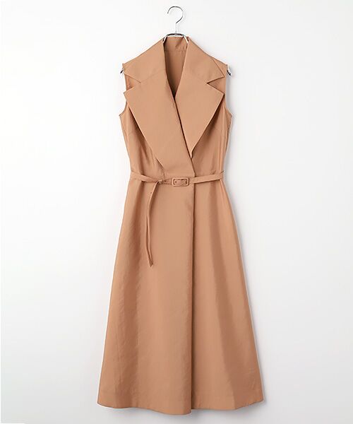 SEASON STYLE LAB / シーズンスタイルラボ ロング・マキシ丈ワンピース | ビックカラードレス（ピンク）