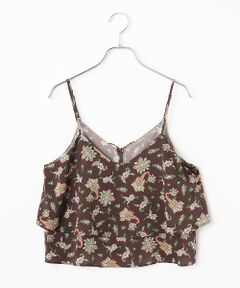 SEASON STYLE LAB / シーズンスタイルラボ キャミソール・チューブトップ | ペイズリープリントビスチェ