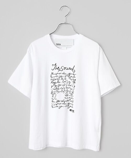 SEASON STYLE LAB / シーズンスタイルラボ カットソー | The Sound　Tシャツ（ホワイト）