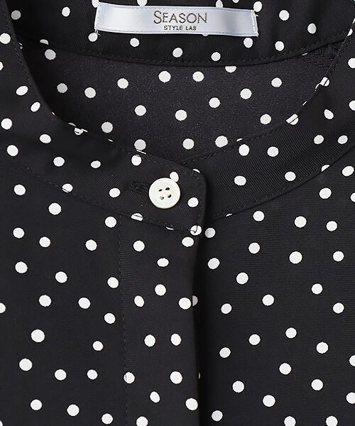 SEASON STYLE LAB / シーズンスタイルラボ ロング・マキシ丈ワンピース | ドットプリントワンピース | 詳細5