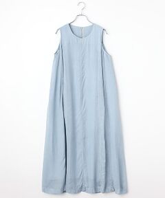 SEASON STYLE LAB / シーズンスタイルラボ ロング・マキシ丈ワンピース | シアーデニム調ワンピース