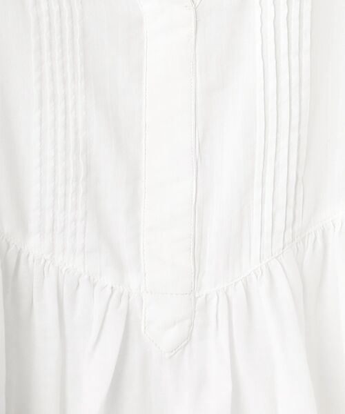 SEASON STYLE LAB / シーズンスタイルラボ シャツ・ブラウス | Cotton Voile White Cutwork Gather Blouse | 詳細1