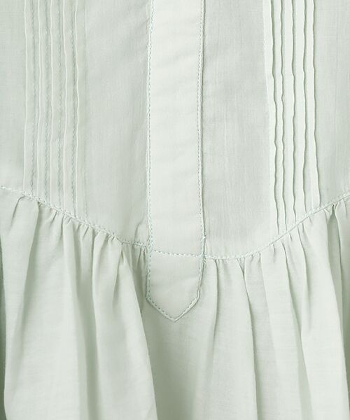 SEASON STYLE LAB / シーズンスタイルラボ シャツ・ブラウス | Cotton Voile White Cutwork Gather Blouse | 詳細5