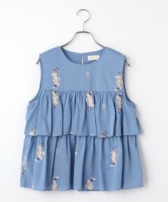 SEASON STYLE LAB / シーズンスタイルラボ シャツ・ブラウス | Cotton　Voile　Jasmine　Embroidery　Sleeveless　Top