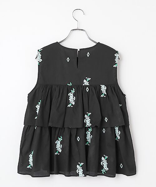SEASON STYLE LAB / シーズンスタイルラボ シャツ・ブラウス | Cotton　Voile　Jasmine　Embroidery　Sleeveless　Top | 詳細1