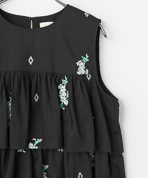 SEASON STYLE LAB / シーズンスタイルラボ シャツ・ブラウス | Cotton　Voile　Jasmine　Embroidery　Sleeveless　Top | 詳細2