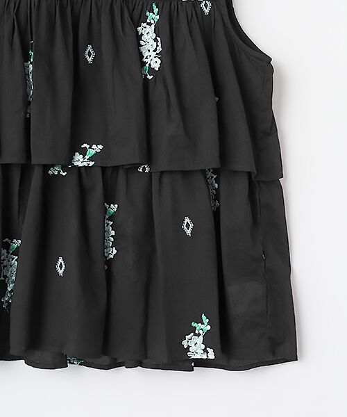 SEASON STYLE LAB / シーズンスタイルラボ シャツ・ブラウス | Cotton　Voile　Jasmine　Embroidery　Sleeveless　Top | 詳細3