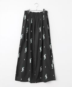 SEASON STYLE LAB / シーズンスタイルラボ その他パンツ | Cotton　Voile　Jasmine　Embroidery　Gather　Pants