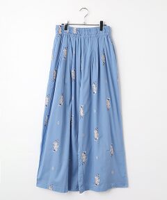 SEASON STYLE LAB / シーズンスタイルラボ その他パンツ | Cotton　Voile　Jasmine　Embroidery　Gather　Pants