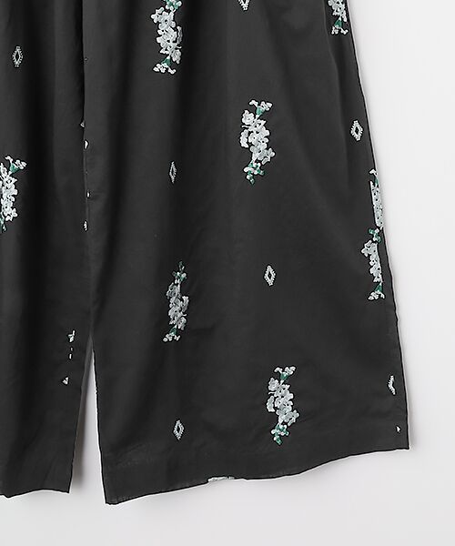 SEASON STYLE LAB / シーズンスタイルラボ その他パンツ | Cotton　Voile　Jasmine　Embroidery　Gather　Pants | 詳細3