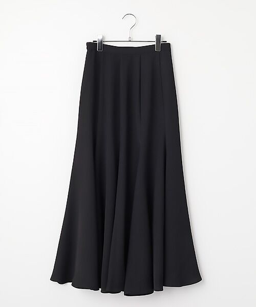 SEASON STYLE LAB / シーズンスタイルラボ ロング・マキシ丈スカート | ダブルクロスマーメイドスカート（ブラック）