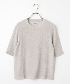 SEASON STYLE LAB / シーズンスタイルラボ カットソー | ハーフスリーブシアーカットソー