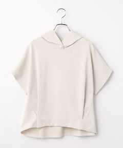 SEASON STYLE LAB / シーズンスタイルラボ カットソー | 鹿の子ドットボタンフーディー