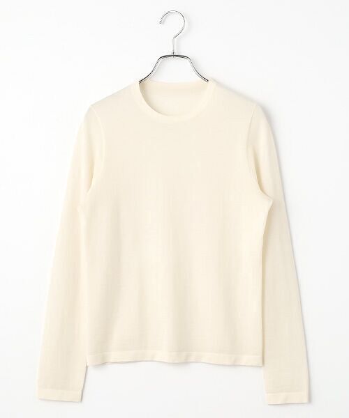 SEASON STYLE LAB / シーズンスタイルラボ ニット・セーター | カシミヤ長袖ニットTシャツ | 詳細2