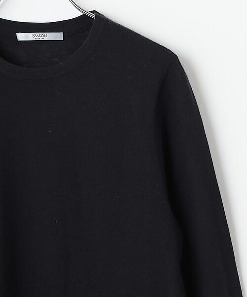 SEASON STYLE LAB / シーズンスタイルラボ ニット・セーター | カシミヤ長袖ニットTシャツ | 詳細4