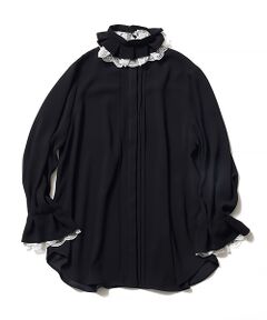 SEASON STYLE LAB / シーズンスタイルラボ シャツ・ブラウス | フリルジョーゼットブラウス