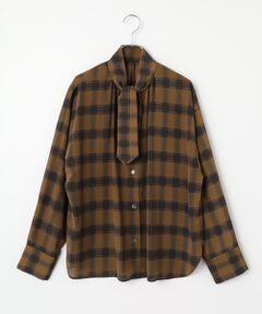 SEASON STYLE LAB / シーズンスタイルラボ シャツ・ブラウス | チェックタイブラウス