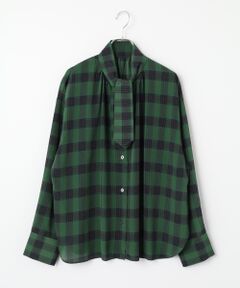 SEASON STYLE LAB / シーズンスタイルラボ シャツ・ブラウス | チェックタイブラウス