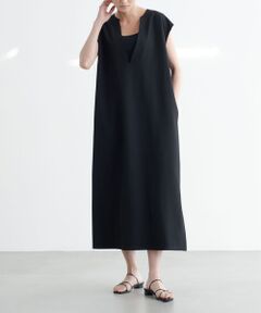 See she me / シーシーミー ロング・マキシ丈ワンピース | 【See she me】カットフロントワンピース