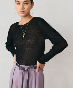 【See she me】シアーWOOLニット