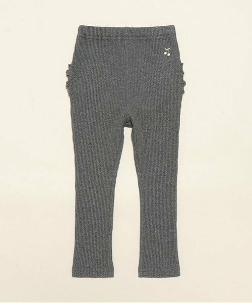 sense of wonder / センス オブ ワンダー レギンス・スパッツ | バックフリルフル丈レギンス（チャコール）