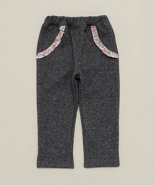 sense of wonder / センス オブ ワンダー その他パンツ | ラメ裏毛フル丈パンツ（チャコール）