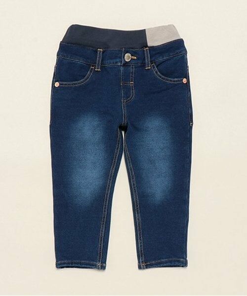 sense of wonder / センス オブ ワンダー その他パンツ | ニットデニムスキニーパンツ（紺）