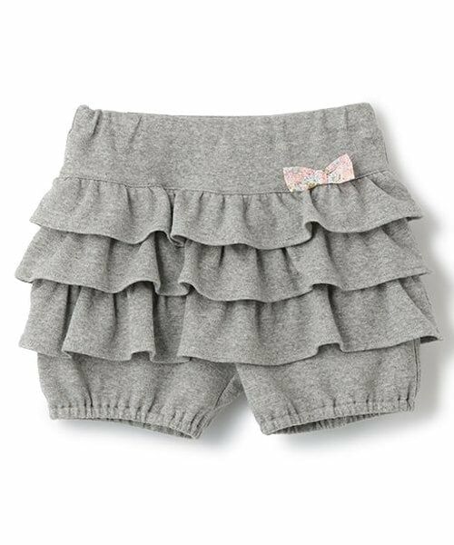 sense of wonder / センス オブ ワンダー ショート・ハーフ・半端丈パンツ | カットフリルパンツ(ライト グレー)