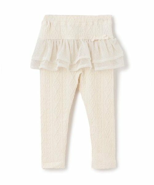 sense of wonder / センス オブ ワンダー レギンス・スパッツ | ケーブルチュールフル丈レギンス(ECRU(キナリ))