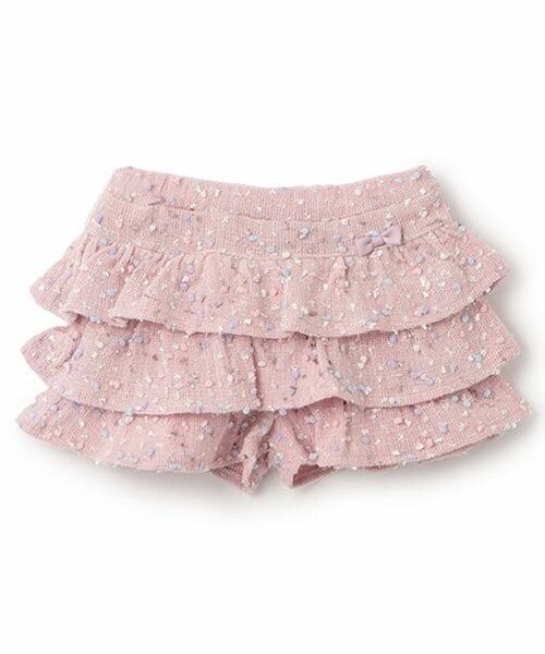 sense of wonder / センス オブ ワンダー ショート・ハーフ・半端丈パンツ | キャンディネップフリルパンツ（ピンク）