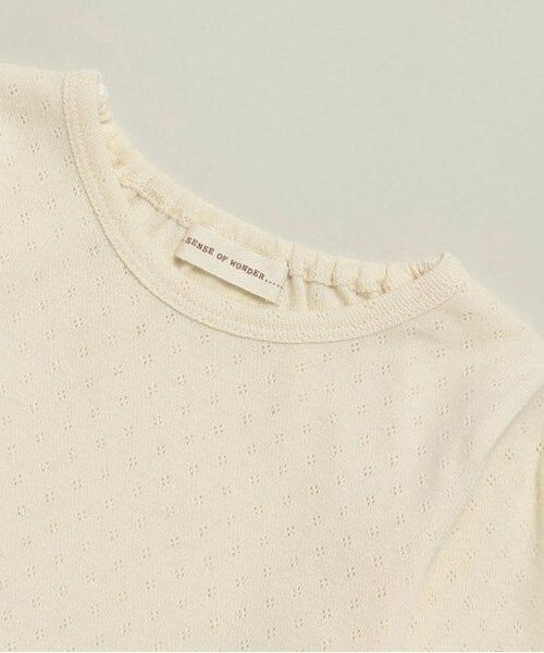 sense of wonder / センス オブ ワンダー Tシャツ | 【オーガニック】パターンメッシュTシャツ | 詳細2