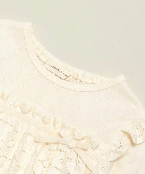 sense of wonder / センス オブ ワンダー Tシャツ | アイリッシュレースチュニック | 詳細2