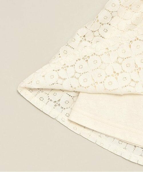 sense of wonder / センス オブ ワンダー Tシャツ | アイリッシュレースチュニック | 詳細5